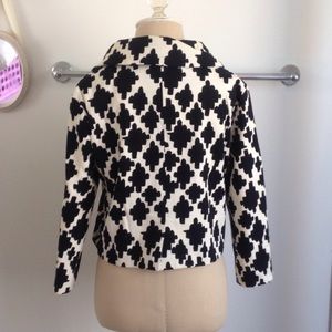 maestro Jackets & Coats - Maestro Black & White Button Vintage Crop Jacket maestro Jackets & Coats - Maestro Black & White Button Vintage Crop Jacket